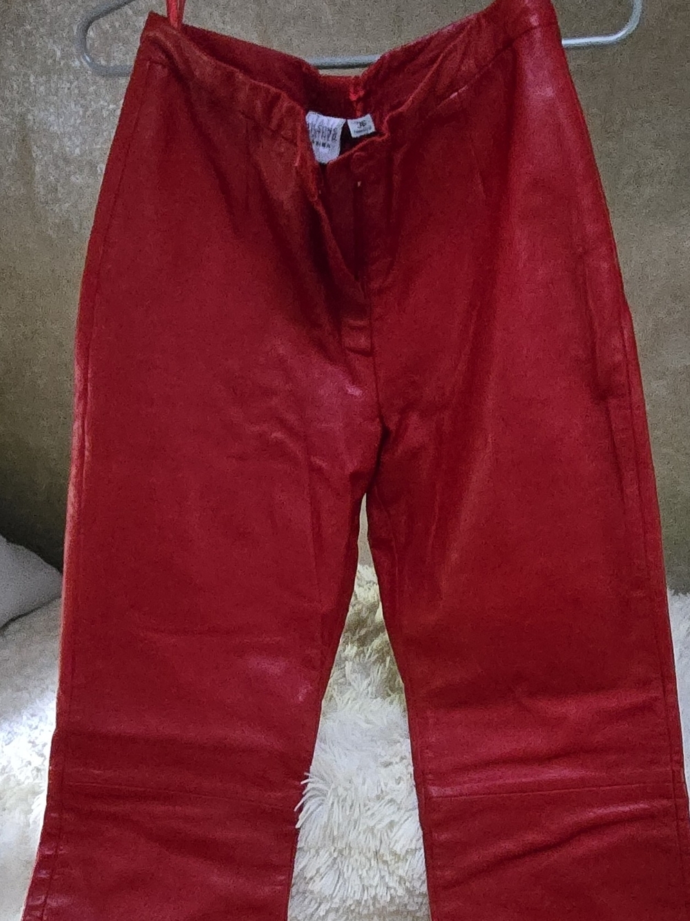 Wilsons Leather  Red  Leather Pants
